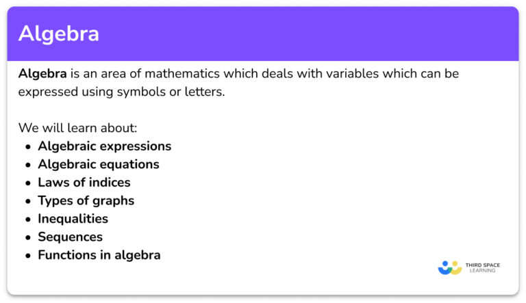 Algebra Maths Gcse Steps Examples And Worksheet