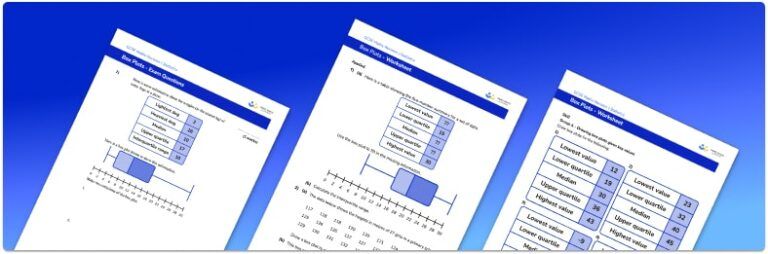 Box Plots Worksheet - GCSE Maths [FREE] - Third Space Learning