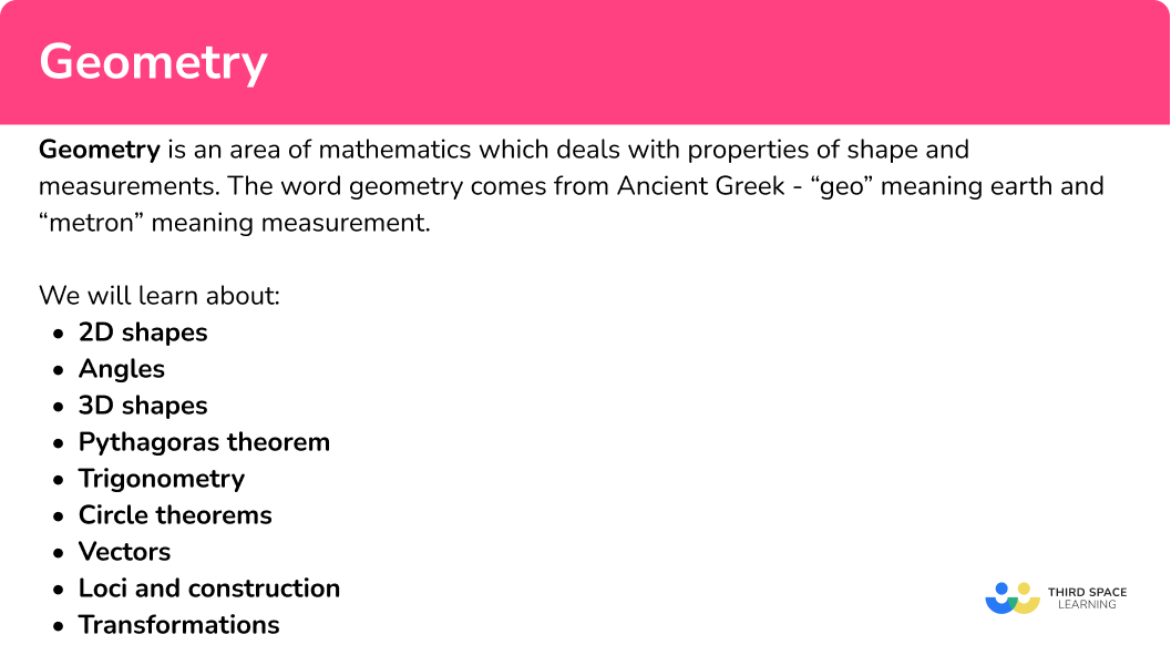 What is geometry?