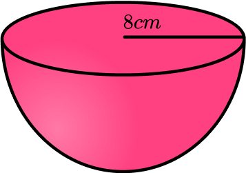 Hemisphere shape example 5