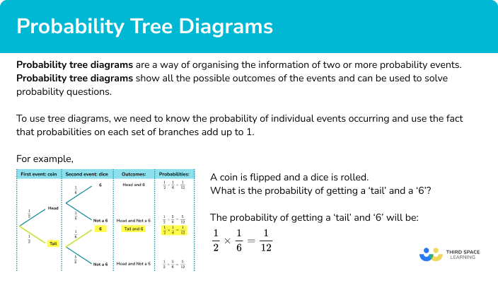 What are probability tree diagrams?