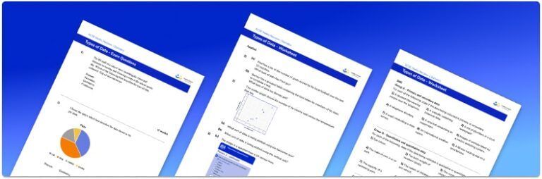 Types of Data - GCSE Maths - Steps, Examples & Worksheet