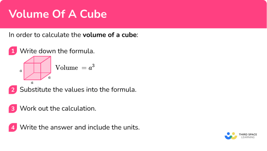 Volume Of A Cube - GCSE Maths - Steps, Examples & Worksheet