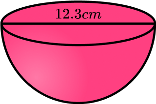 Volume of a hemisphere example 2