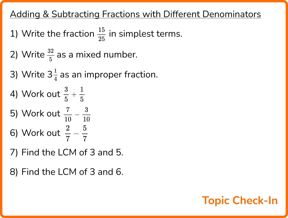 fractions questions