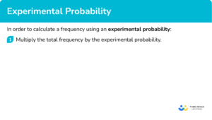 maths experimental probability examples