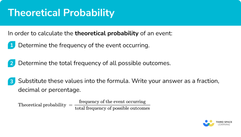 Theoretical Probability - GCSE Maths - Steps & Examples