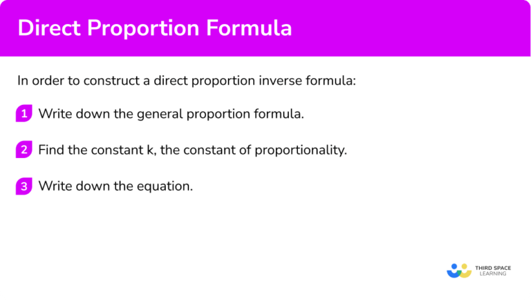 Direct Proportion Formula - GCSE Maths - Steps & Examples