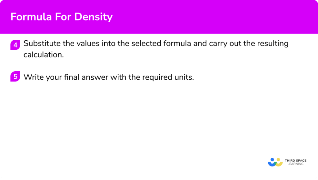 Formula For Density GCSE Maths Steps & Examples