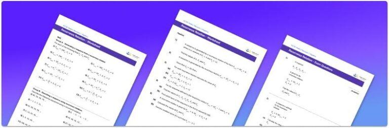 Recurrence Relation - GCSE Maths - Steps And Examples