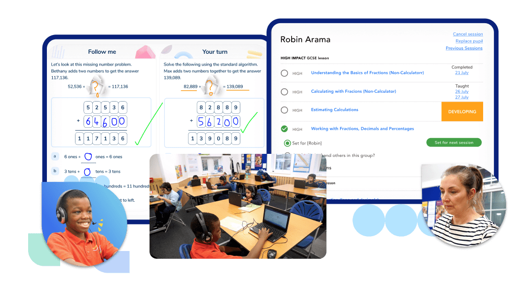 One-on-one tutoring for multiple students at once