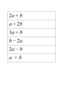 Algebra game - 3 in a row image 1