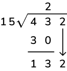 long division example step 4