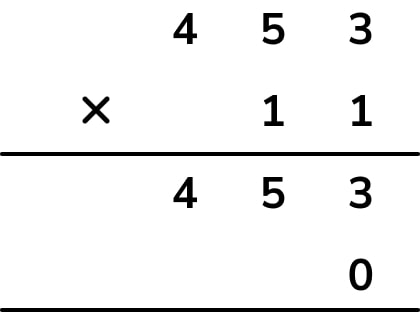 standard algorithm multiplication  second step