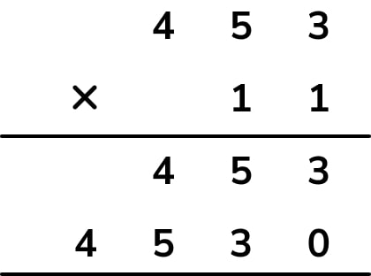 standard algorithm multiplication  third step