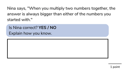 math reasoning problem for 5th graders
