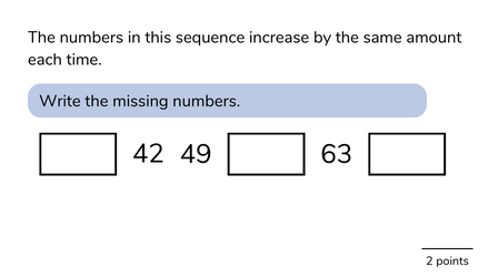 sequence question for 5th graders