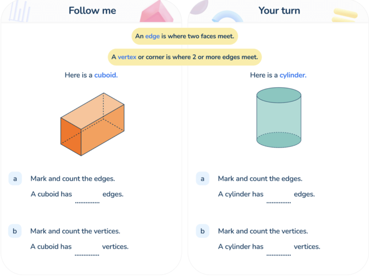 A slide taken from Third Space Learning's online math interventions delivered by Skye, the AI math tutor