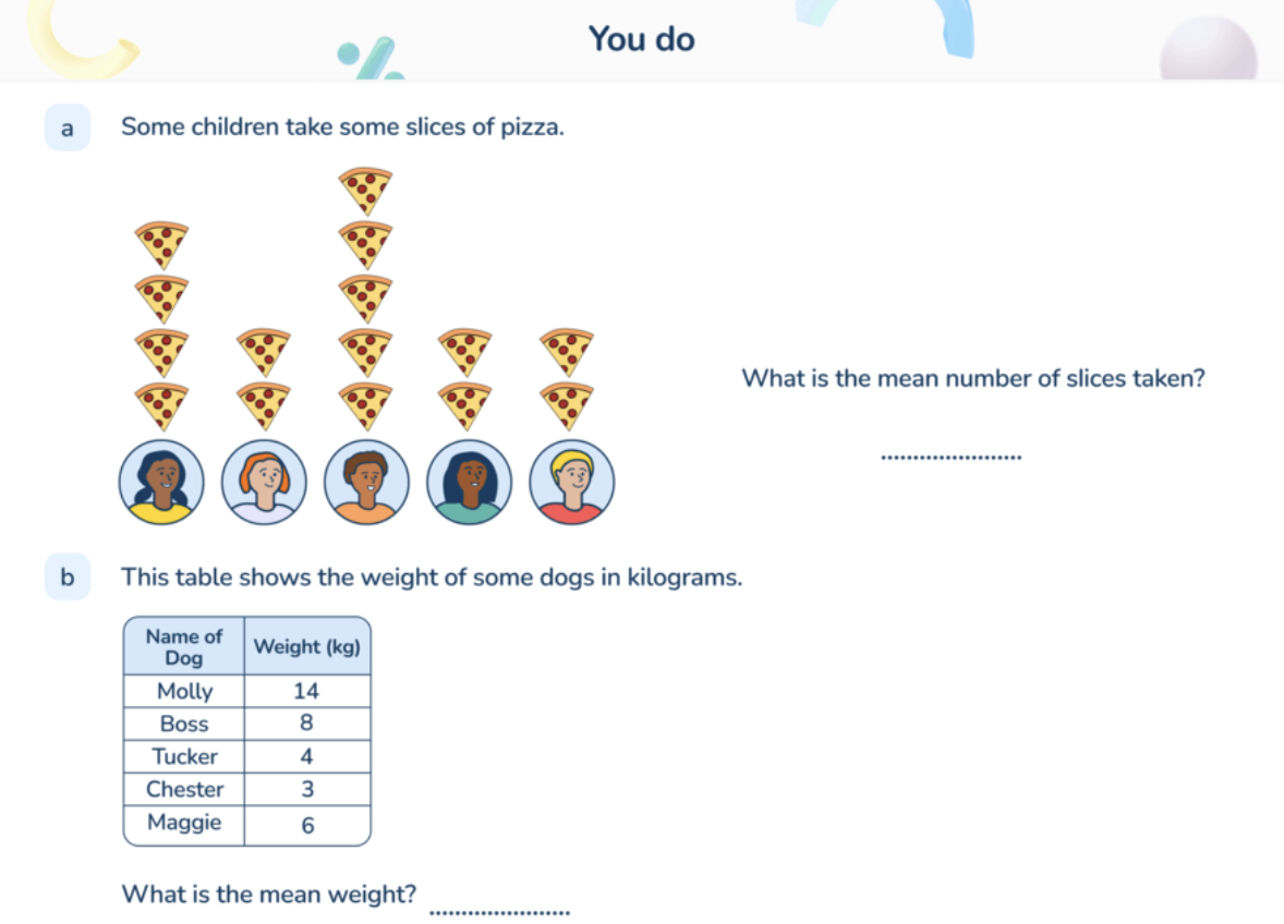 Third Space Learning AI math tutoring lesson slide