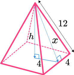 Square based pyramid example 2 image 2