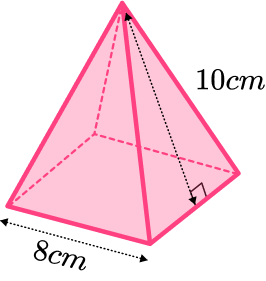 Square based pyramid example 5