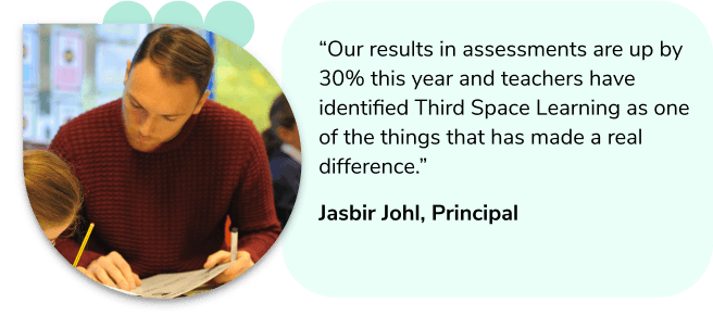 Third Space Learning maths intervention quote
