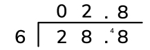 division question answer using short division