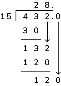 long division example step 5