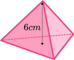 Triangular based pyramid example 1