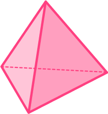 Triangular based pyramid gcse question 1