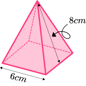 Volume of square based pyramid example 3 image 1