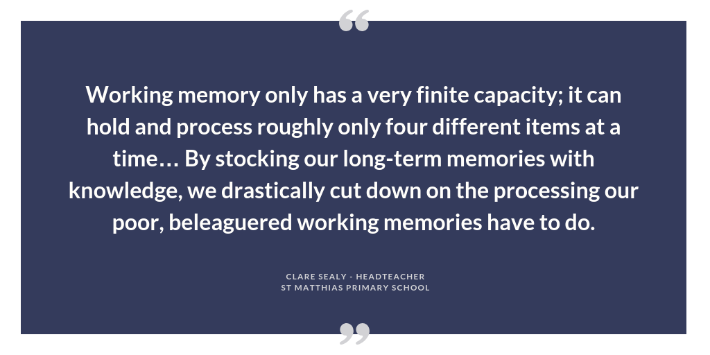 working long term memory quote
