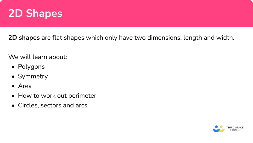 Explain how to use 2D shapes