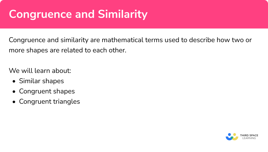 Explain how to use congruence and similarity