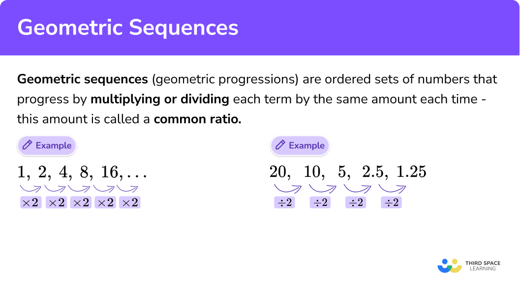 What are geometric sequences?