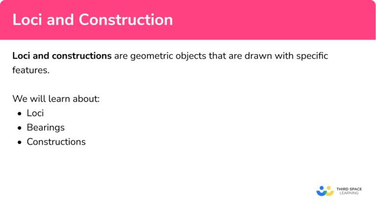 Loci And Construction - GCSE Maths - Steps & Examples