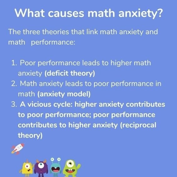 what causes math anxiety
