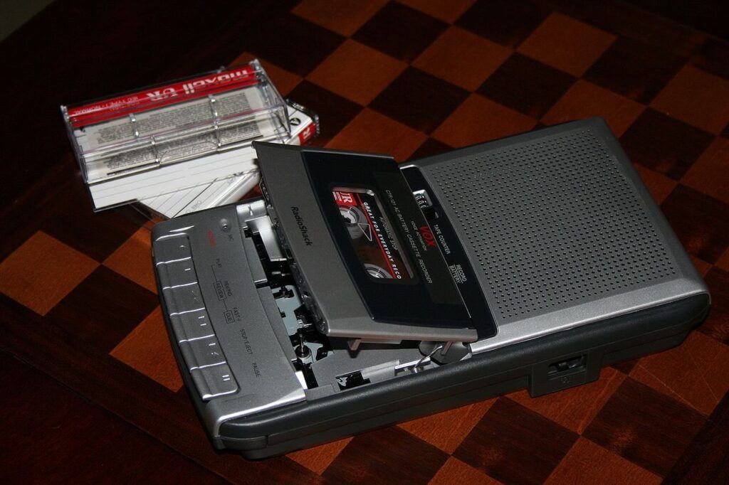 cassette recorder player