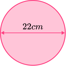 Area And Circumference Of A Circle GCSE question 1