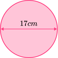 Area And Circumference Of A Circle example 4