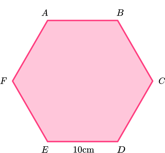 Area Of A Hexagon Gcse Maths Steps Examples And Worksheet