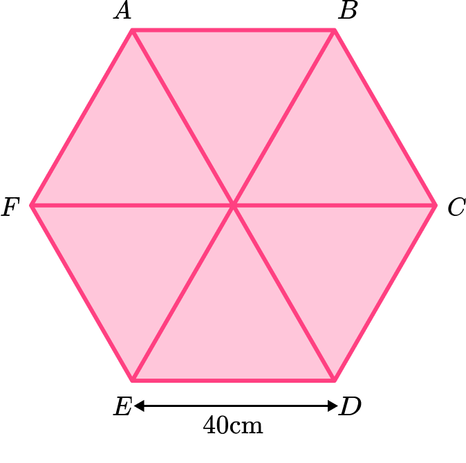 Area Of A Hexagon Gcse Maths Steps Examples And Worksheet