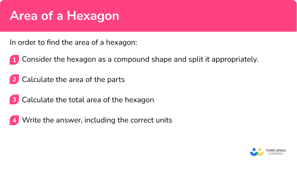 Area Of A Hexagon Gcse Maths Steps Examples And Worksheet