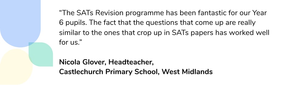 Quote from headteacher about Third Space Learning's SATs programme