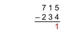 standard algorithm subtraction 2