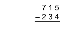 standard algorithm subtraction 1