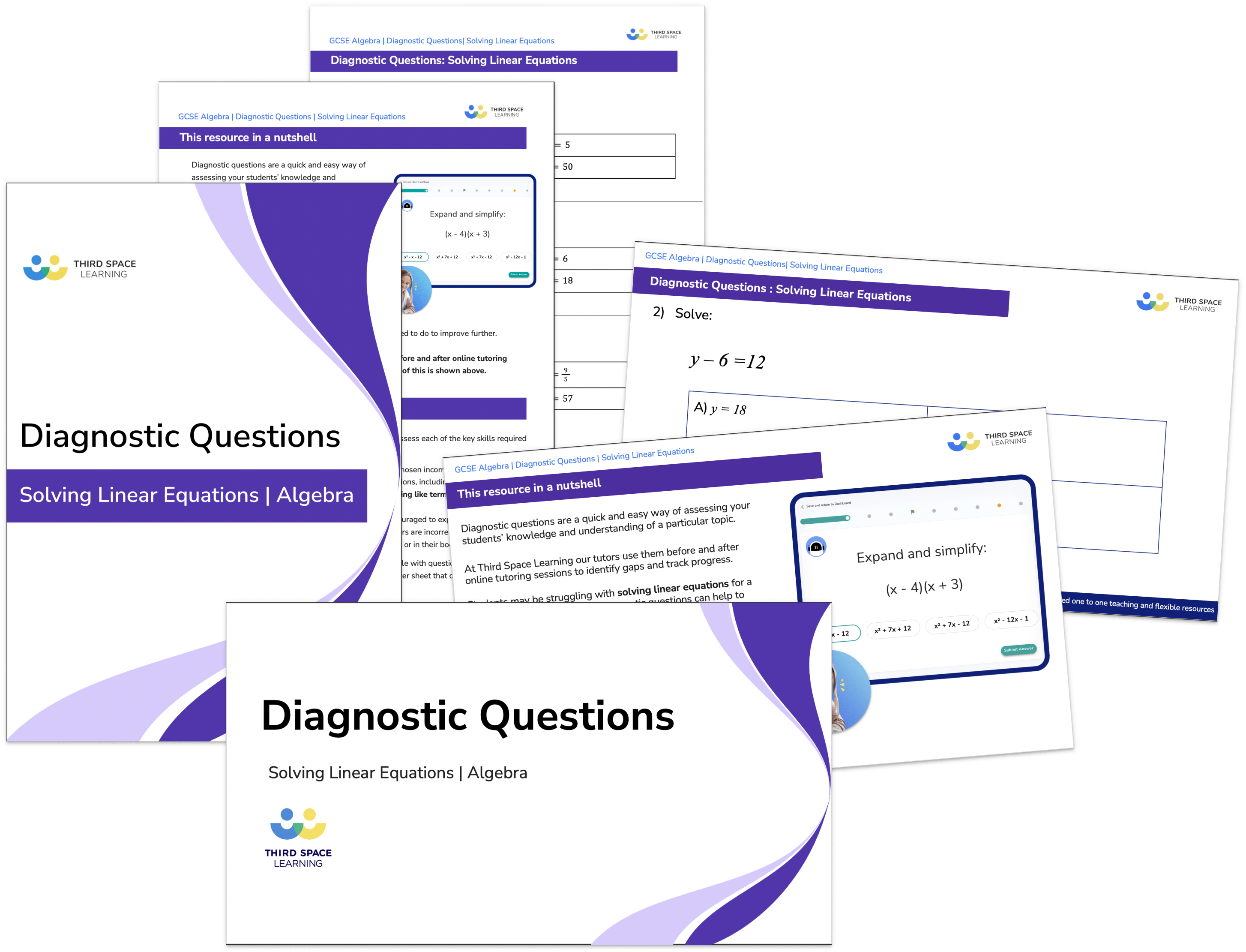 GCSE Diagnostic Questions – Solving Linear Equations
