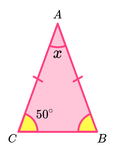 Isosceles Triangle Example 1