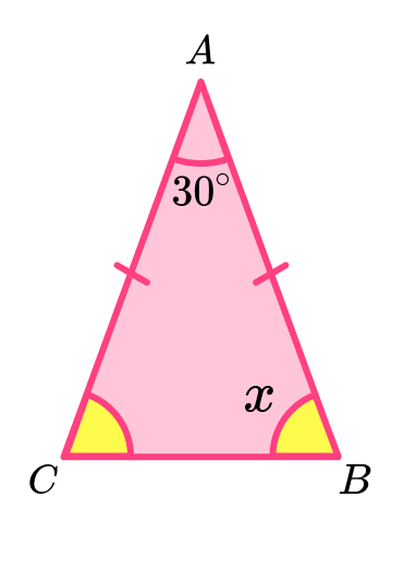 Isosceles Triangle Example 2