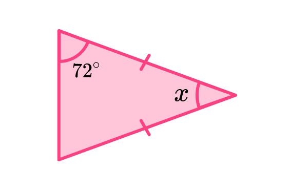 Isosceles Triangle practice question 5